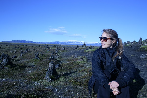 Exploring at Laufskálavarða in Iceland, September 2017.