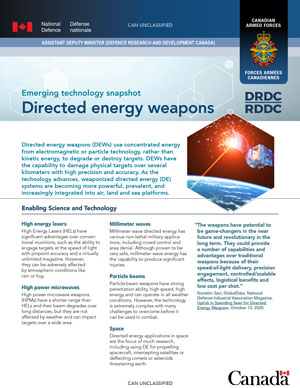 Directed energy weapons