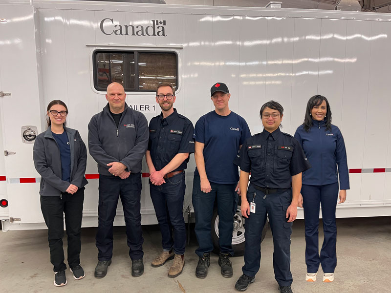 Photo de l’équipe de Coordination et préparation des opérations de Santé Canada