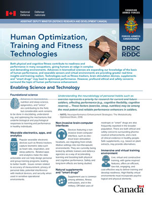 Human optimization, training and fitness technologies