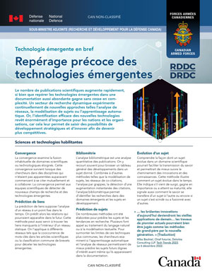 Repérage précoce des technologies émergentes