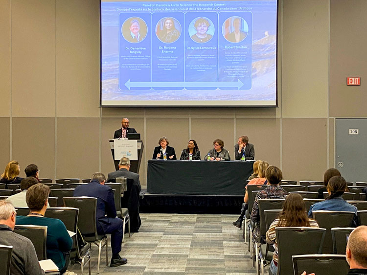 ArcticNet : Mme Geneviève Tanguay aborde l’évolution des pratiques et les besoins émergents en matière de recherche arctique.