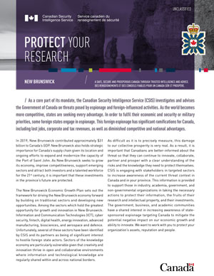 Protect your research - New Brunswick