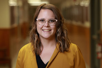 Photo de la Professeure Linda Schott, avec la permission de l’Université du Manitoba