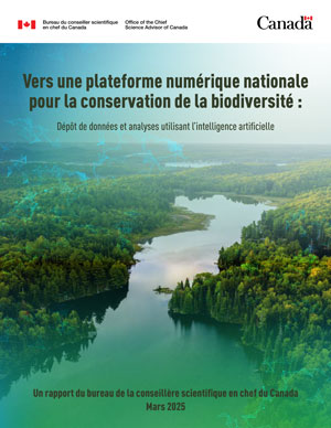 Vers une plateforme numérique nationale pour la conservation de la biodiversité : Dépôt de données et analyses utilisant l’intelligence artificielle