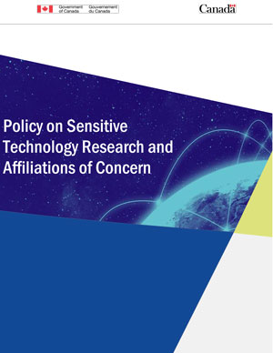 Policy on Sensitive Technology Research and Affiliations of Concern