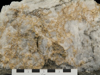 Quartz aurifère