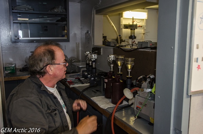 Laboratoire d’analyse de la chlorophylle