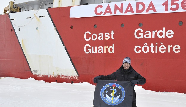 Au pôle Nord, le 21 août, 2016