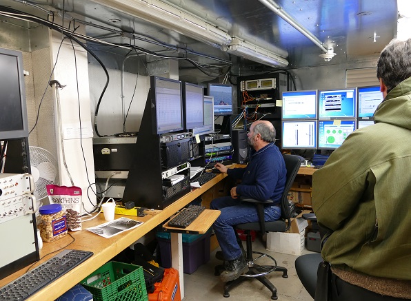 Le laboratoire de géophysique