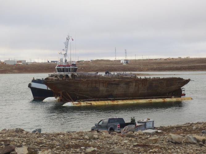 Le Maud, qui appartenait au célèbre explorateur de l’Arctique, Roald Amundsen, a coulé au large des côtes du Nunavut en 1930.