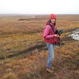 After six weeks on a ship, a little walk in the tundra is priceless!