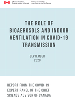 Role of Bioaerosols and Indoor Ventilation in COVID-19 Transmission