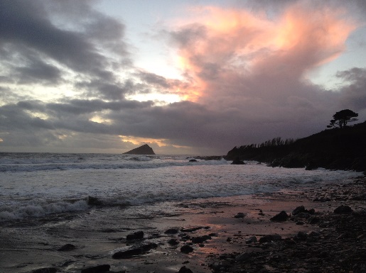 La plage à Wembury, le village de 2700 habitants, dans le Devon, où j’ai grandi.