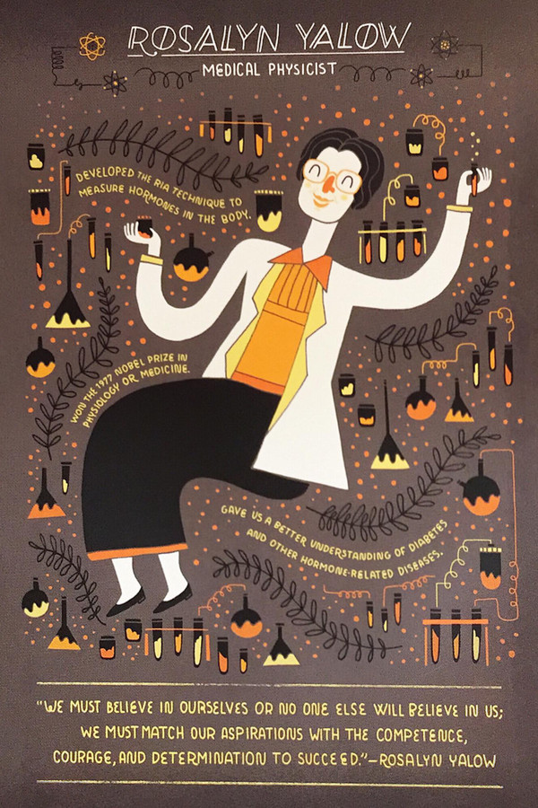 Illustration par Rachel Ignotofsky (Source: Women in Science: Fifty Fearless Pioneers Who Changed the World)