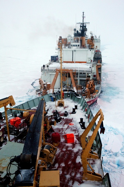 Le Healy aide le St-Laurent à s'extirper d'une situation difficile. Photo : Don Glencross, RDDC