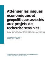 Atténuer les risques économiques et géopolitiques associés aux projets de recherche sensibles