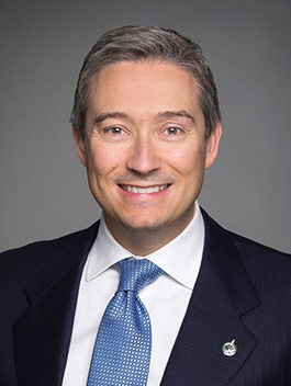 L’honorable François-Philippe Champagne, Ministre de l’Innovation, des Sciences et de l’Industrie